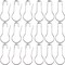 1000pcs Metal Safety Pins, Bulb Gourd Pins, 0.9” Clothing Tag Pin Calabash Pin Pear Shaped Bead Needle Pins for Crafts Clothes Crafting Knitting Sewing Making Accessories (Sliver)